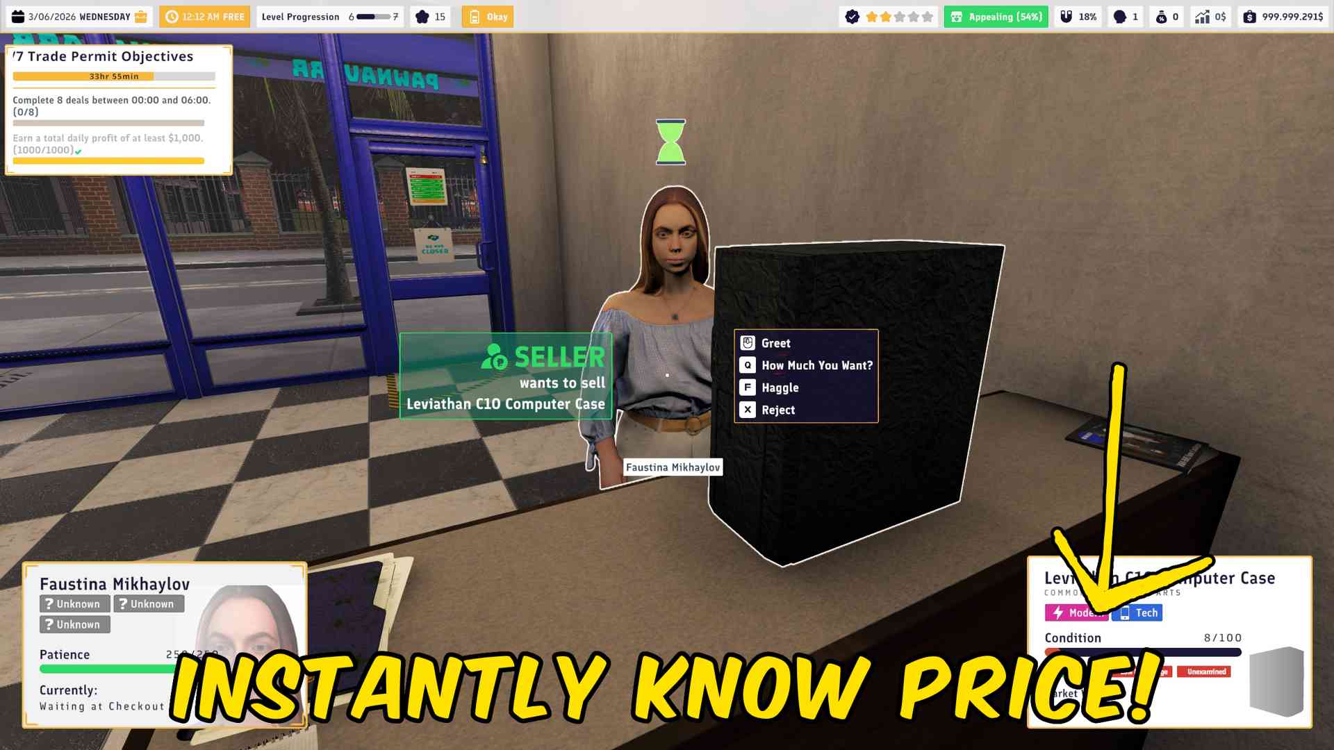 Reveal Item Value